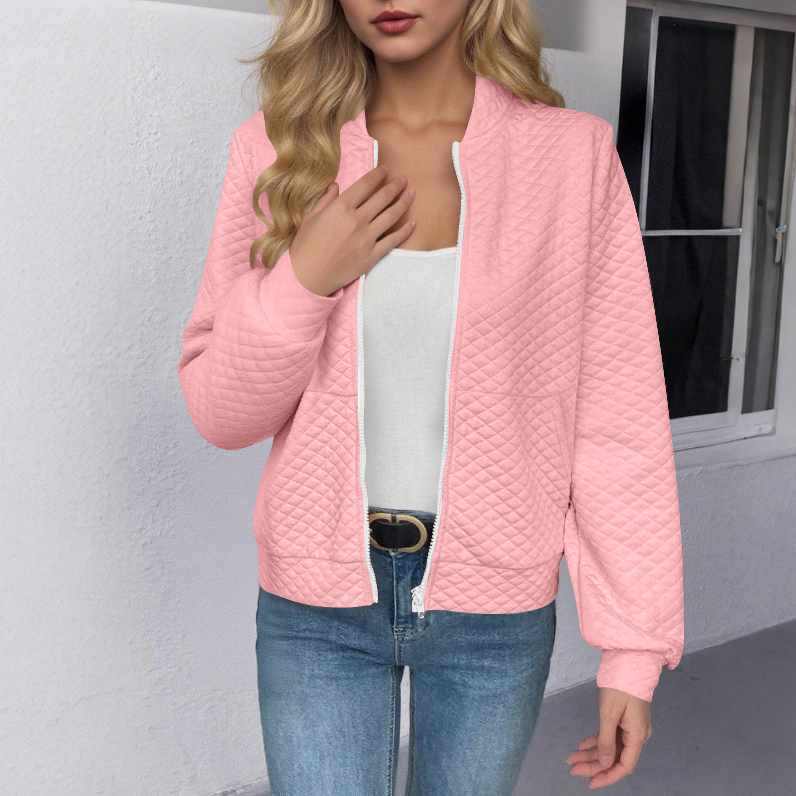 Women s Loose Comfortable Casual Fashionable Zipper Jacket Solid Color Jacket XL рожевий
Women s Loose Comfortable Casual Fashionable Zipper Jacket Solid Color Jacket XL рожевий