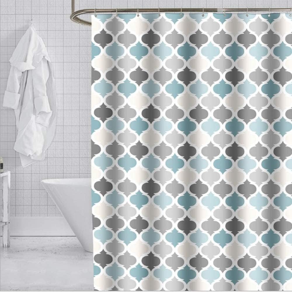 1Pc Waterproof Shower Curtain, Made Of Thick Polyester Fabric, Machine Washable, With Hooks, Suitable For Bathroom W60H190(CM)-1 Pcs
1Pc Waterproof Shower Curtain, Made Of Thick Polyester Fabric, Machine Washable, With Hooks, Suitable For Bathroom W60H190(CM)-1 Pcs