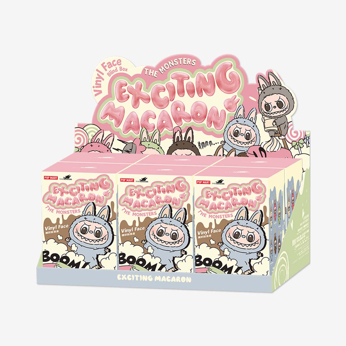 POP MART Macaron 1.0 Серия Labubu Виниловая Слепая Коробка (Одиночная упаковка / Набор из 6 штук)
POP MART Macaron 1.0 Серия Labubu Виниловая Слепая Коробка (Одиночная упаковка / Набор из 6 штук)