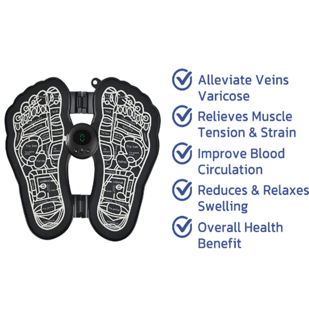 Mini Foot Massager Elderly Feet Therapy Electric Foot Mat EMS Portable Pulse Household Foot Relaxer Massager (Battery LCD Version) Type A
Mini Foot Massager Elderly Feet Therapy Electric Foot Mat EMS Portable Pulse Household Foot Relaxer Massager (Battery LCD Version) Type A