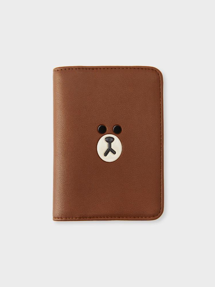 Line Friends Brown Leather-like Square Passport Wallet
Line Friends Brown Leather-like Square Passport Wallet