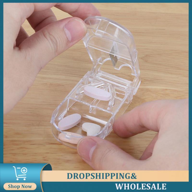 Pill Storage Box Foldable Splitter Divider Portable Mini Health Care Pill Cutter Boxes Convenient Household Small Kit
Pill Storage Box Foldable Splitter Divider Portable Mini Health Care Pill Cutter Boxes Convenient Household Small Kit