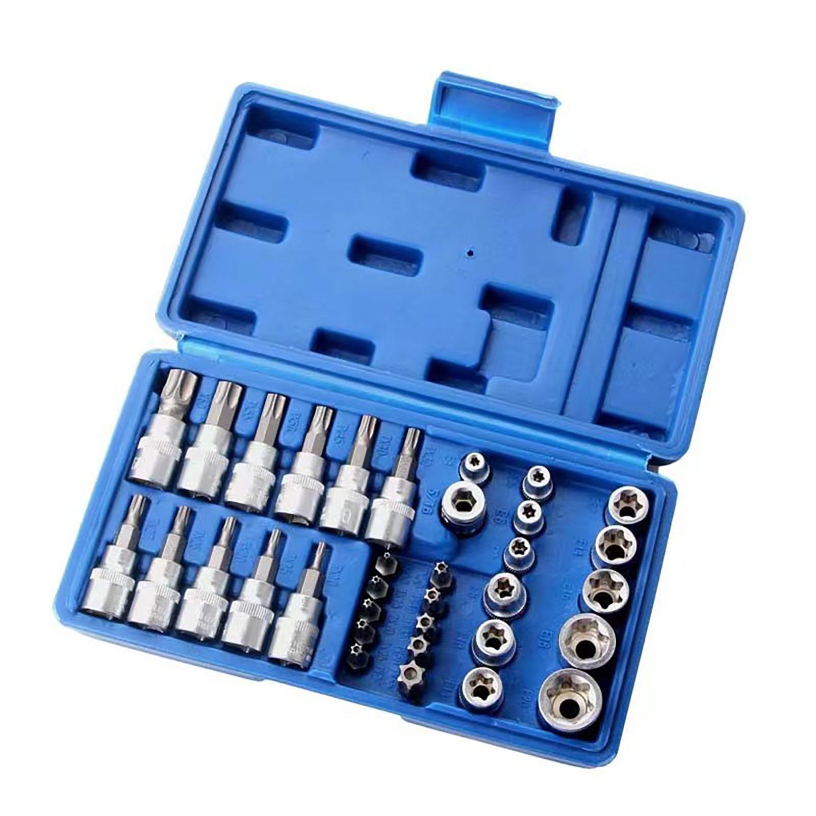 Professional 34Piece Star Socket Set Suitable for Car Maintenance Furniture Assembly Automotive & Home Improvement Tasks 1
Professional 34Piece Star Socket Set Suitable for Car Maintenance Furniture Assembly Automotive & Home Improvement Tasks 1