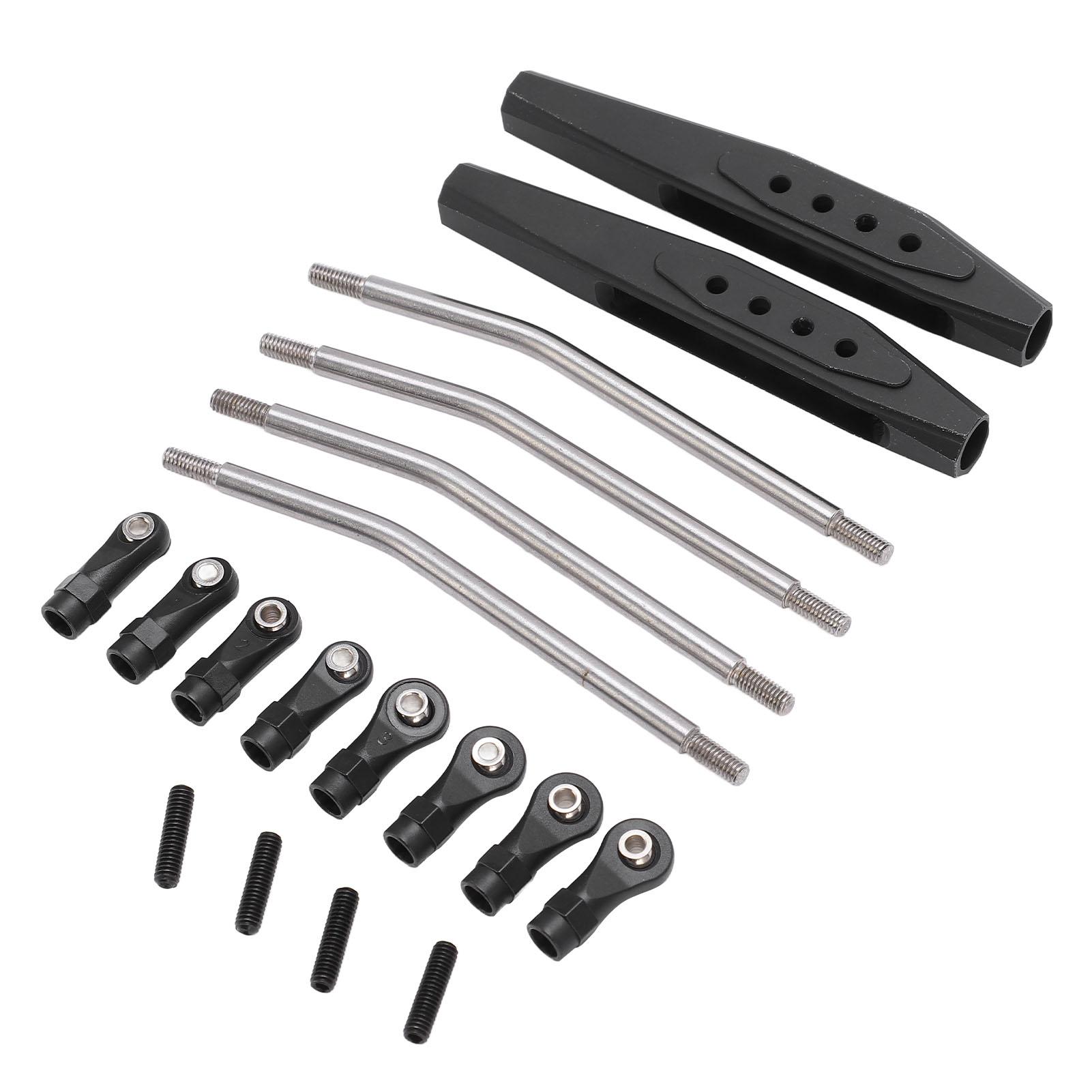 RC Metal Rear Trailing Arms with Suspension Linkage Link Rod for Axial RR10 90048 90053 RC CarBlack
RC Metal Rear Trailing Arms with Suspension Linkage Link Rod for Axial RR10 90048 90053 RC CarBlack