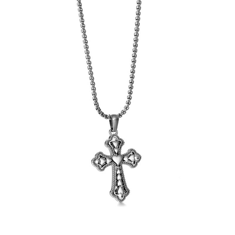 Европейское и американское ретро ожерелье из титановой стали с кулоном в виде сердца для мужчин
Европейское и американское ретро ожерелье из титановой стали с кулоном в виде сердца для мужчин