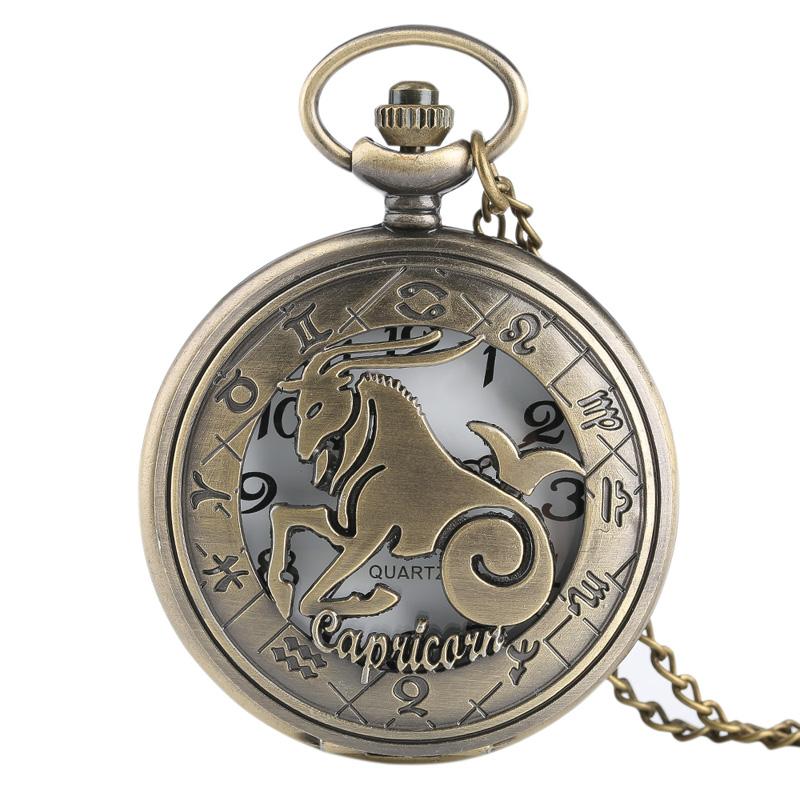 12 Constellation Astrology Zodiac Retro Pocket Watch Bronze Necklace Pendant Mens Women Hollow Flip Cover Quartz Christmas Gifts
12 Constellation Astrology Zodiac Retro Pocket Watch Bronze Necklace Pendant Mens Women Hollow Flip Cover Quartz Christmas Gifts