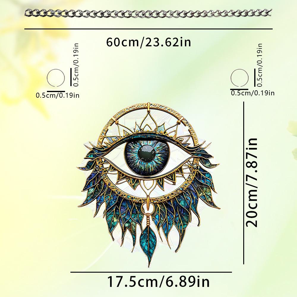 2D Acrylic Color Film Colored Alien Eye Pendant Summer Garden Decoration Sunshine Catcher Painted Home Hanging Decorations
2D Acrylic Color Film Colored Alien Eye Pendant Summer Garden Decoration Sunshine Catcher Painted Home Hanging Decorations