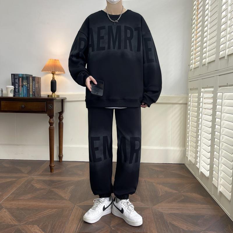 Round Neck Hoodie Set Men s Fashion With A Stylish Loose Fitting Design Suitable Sports Leisure. Two Piece XL
Round Neck Hoodie Set Men s Fashion With A Stylish Loose Fitting Design Suitable Sports Leisure. Two Piece XL