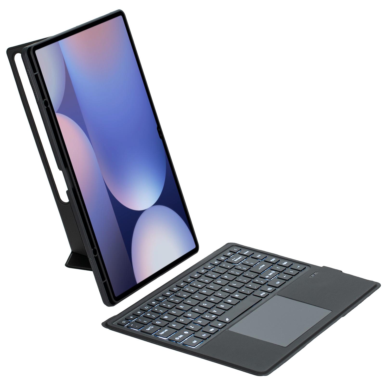 T910B-AS Leather Keyboard Case for Samsung Galaxy Tab S10 Ultra/S9 Ultra/S8 Ultra Backlit Touchpad Bluetooth-compatible Keyboard A
T910B-AS Leather Keyboard Case for Samsung Galaxy Tab S10 Ultra/S9 Ultra/S8 Ultra Backlit Touchpad Bluetooth-compatible Keyboard A