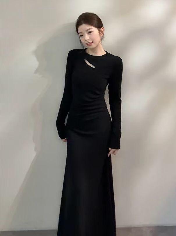 French temperament long-sleeved dress women s autumn new waist thin hollow long bottom t-shirt skirt XL
French temperament long-sleeved dress women s autumn new waist thin hollow long bottom t-shirt skirt XL