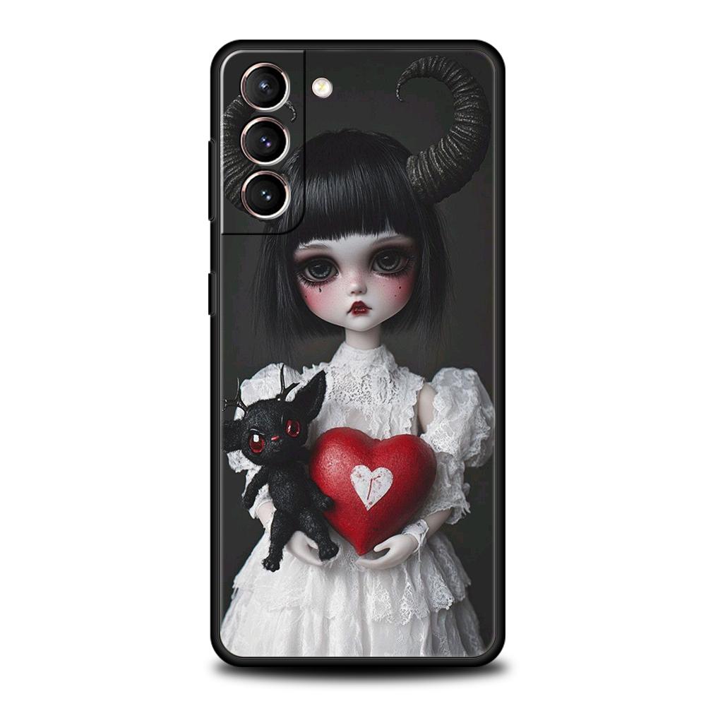 Phone Case for Samsung Galaxy S25 Edge S24 S23 S22 S20 S21 FE Ultra S10 Plus Soft TPU Dark Cute Girl Doll Art Creative Cartoon s23 Ultra
Phone Case for Samsung Galaxy S25 Edge S24 S23 S22 S20 S21 FE Ultra S10 Plus Soft TPU Dark Cute Girl Doll Art Creative Cartoon s23 Ultra
