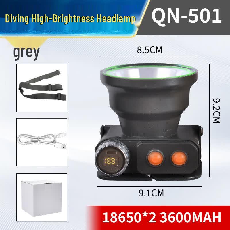 Qingniu QN-501 Professional Diving Headlamp
Qingniu QN-501 Professional Diving Headlamp
