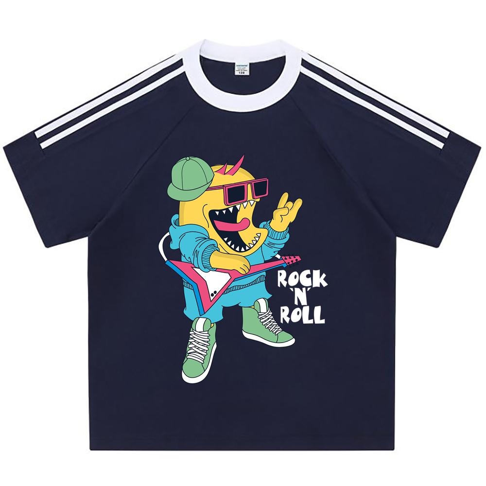 Kids 100% Cotton T-shirts Boys And Girls 200 GSM Cotton Tees monster playing guitar Cartoon Print Child Tshirts 110 абрикосовый
Kids 100% Cotton T-shirts Boys And Girls 200 GSM Cotton Tees monster playing guitar Cartoon Print Child Tshirts 110 абрикосовый