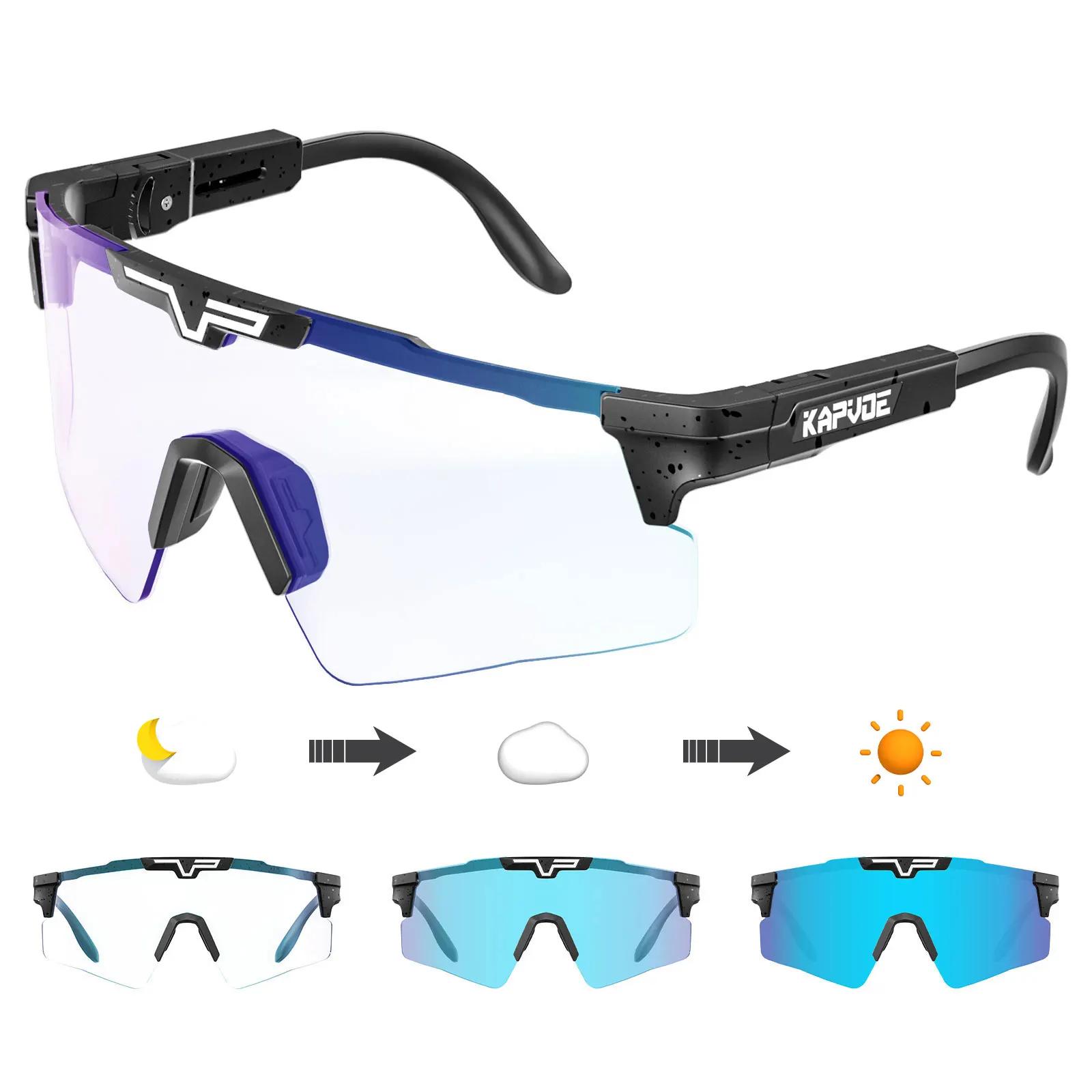 Kapvoe Photochromic Cycling Sunglasses Glasses for Men Sports MTB Mountain Goggles Women Bicycle Eyewear Road Bike Protection
Kapvoe Photochromic Cycling Sunglasses Glasses for Men Sports MTB Mountain Goggles Women Bicycle Eyewear Road Bike Protection