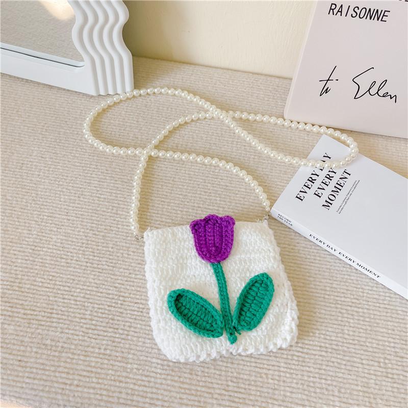 Newest Kids Mini Purse Cute Flower Knitted Handmade Crossbody Bags For Girls Coin Pouch Baby Pearl Messenger Bag Gift
Newest Kids Mini Purse Cute Flower Knitted Handmade Crossbody Bags For Girls Coin Pouch Baby Pearl Messenger Bag Gift