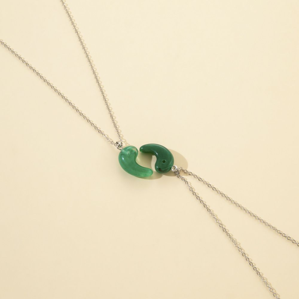 Pendant Jewelry Gift Resin Waterdrop Geometric Choker Couple Necklace Moon Necklace Resin Necklace
Pendant Jewelry Gift Resin Waterdrop Geometric Choker Couple Necklace Moon Necklace Resin Necklace