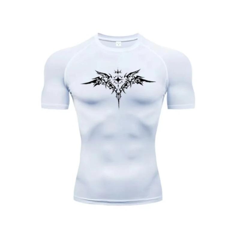 Ultra-Light Compression T-Shirt Men Short Sleeve Sport Tee Fitness Running Comfortable Sportsear Elastic Quick Dry Jogging Top XXXL білий
Ultra-Light Compression T-Shirt Men Short Sleeve Sport Tee Fitness Running Comfortable Sportsear Elastic Quick Dry Jogging Top XXXL білий