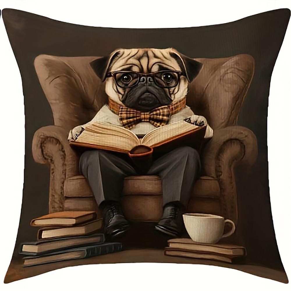 1/4pcs Pug-Inspired Decorative Pug Pillow Covers Sofa cushion cover home bedroom room decoration 45x45cm
1/4pcs Pug-Inspired Decorative Pug Pillow Covers Sofa cushion cover home bedroom room decoration 45x45cm