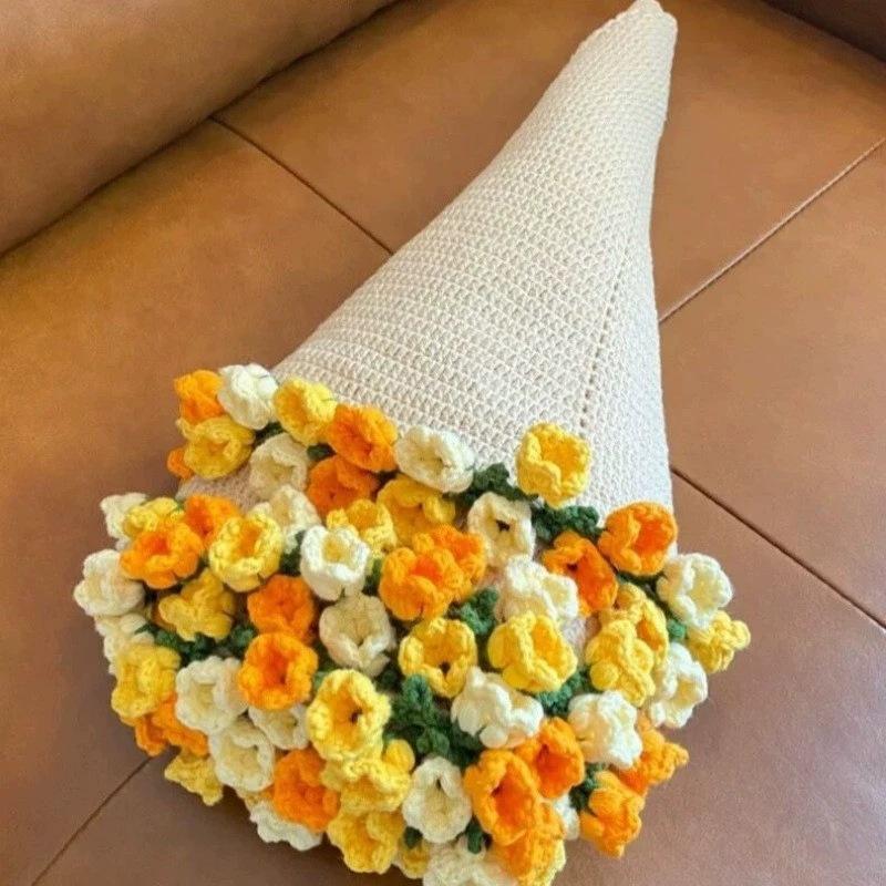 1pc Handmade Bouquet Blanket, Finished Rose Design Throw for Sofa Bed, Romantic Gift for Anniversary, Cozy Nap Blanket 60 60cm жёлтый
1pc Handmade Bouquet Blanket, Finished Rose Design Throw for Sofa Bed, Romantic Gift for Anniversary, Cozy Nap Blanket 60 60cm жёлтый