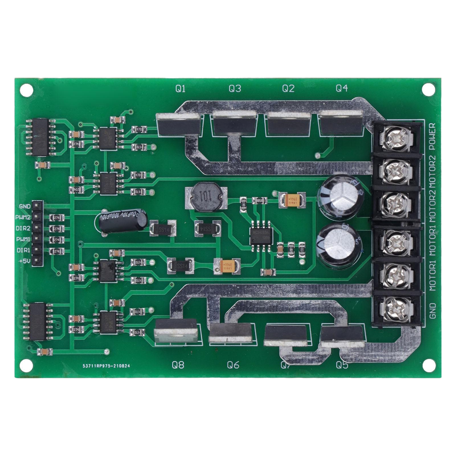 Dual Motor Driver Module High Power H Bridge DC Motor Controller Board with Braking Function
Dual Motor Driver Module High Power H Bridge DC Motor Controller Board with Braking Function