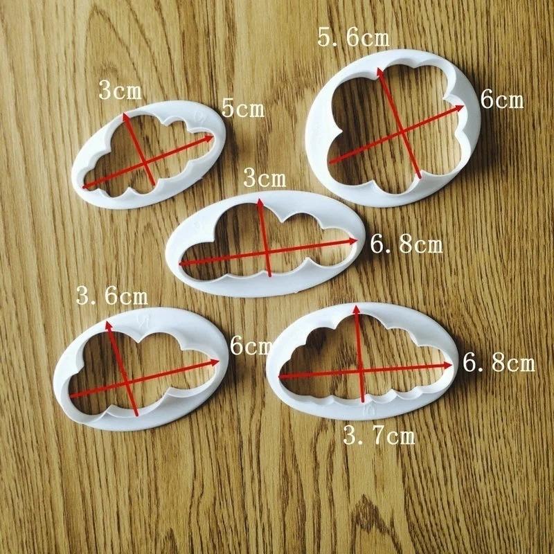 5 Pcs/ Set Baking Cake Mold Cloud Plastic Fondant Cutter Cake Mold Fondant Cake Diy Mold Decorating Tools
5 Pcs/ Set Baking Cake Mold Cloud Plastic Fondant Cutter Cake Mold Fondant Cake Diy Mold Decorating Tools