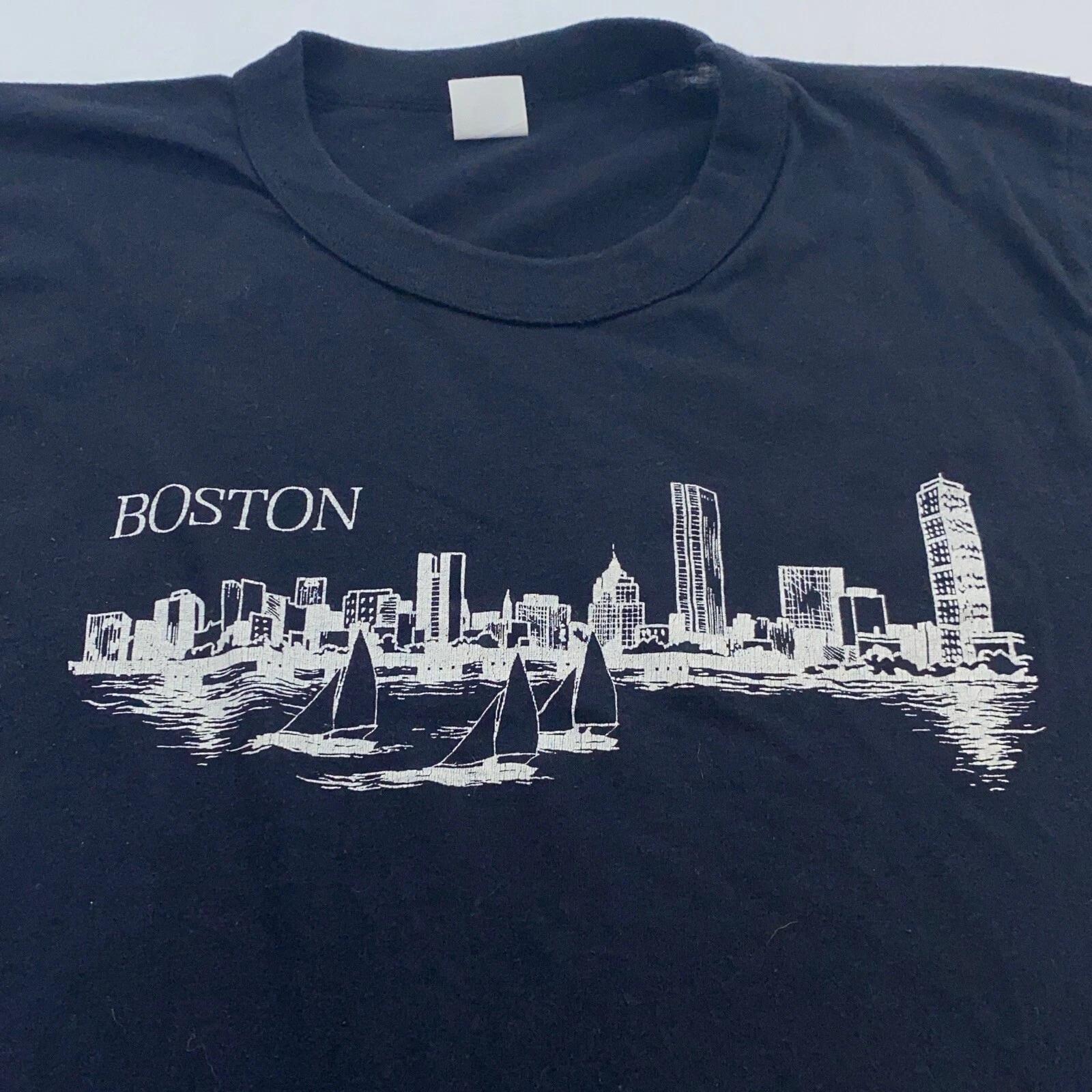 vintage 80s BOSTON MASSACHUSETTS SKYLINE T-Shirt 2XS sailing soft thin XL
vintage 80s BOSTON MASSACHUSETTS SKYLINE T-Shirt 2XS sailing soft thin XL