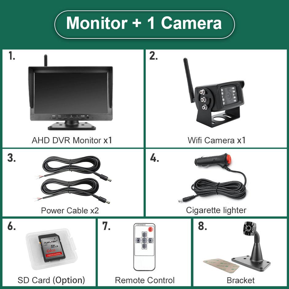 Greenyi 10,1-дюймовый цифровой беспроводной 4-канальный видеорегистратор с монитором с камерой заднего вида Wi-Fi для грузовика, автобуса, автомобиля, автофургона, прицепа None
Greenyi 10,1-дюймовый цифровой беспроводной 4-канальный видеорегистратор с монитором с камерой заднего вида Wi-Fi для грузовика, автобуса, автомобиля, автофургона, прицепа None