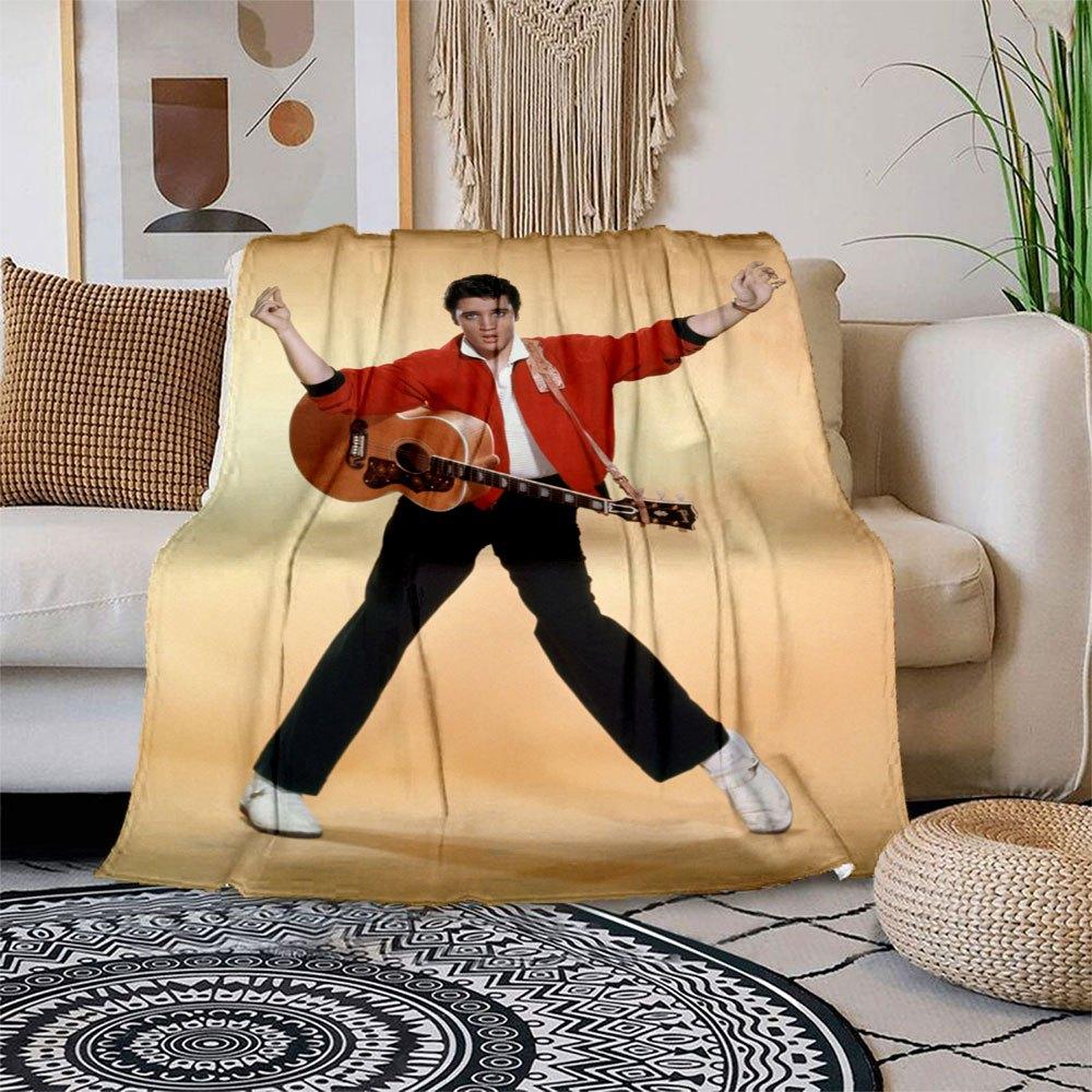 Elvis Presley Costume for Halloween Party Cosplay Dress UpBlanket Flannel Throw Blanket for Sofa, Bed, Travel, Camping, Office, Couch, Chair 150x180cm
Elvis Presley Costume for Halloween Party Cosplay Dress UpBlanket Flannel Throw Blanket for Sofa, Bed, Travel, Camping, Office, Couch, Chair 150x180cm