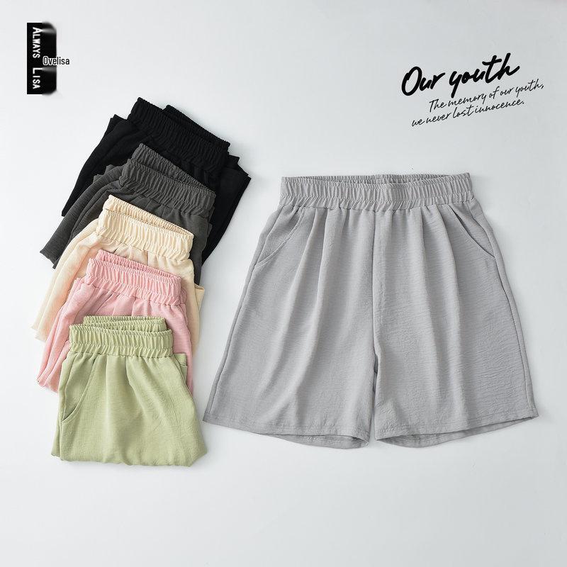 Women s Loose Fit Plus Size Summer Sport Shorts with Pockets - Elastic Waist, Thin, Versatile, Wide Leg L (recommended 110-130 jin)
Women s Loose Fit Plus Size Summer Sport Shorts with Pockets - Elastic Waist, Thin, Versatile, Wide Leg L (recommended 110-130 jin)