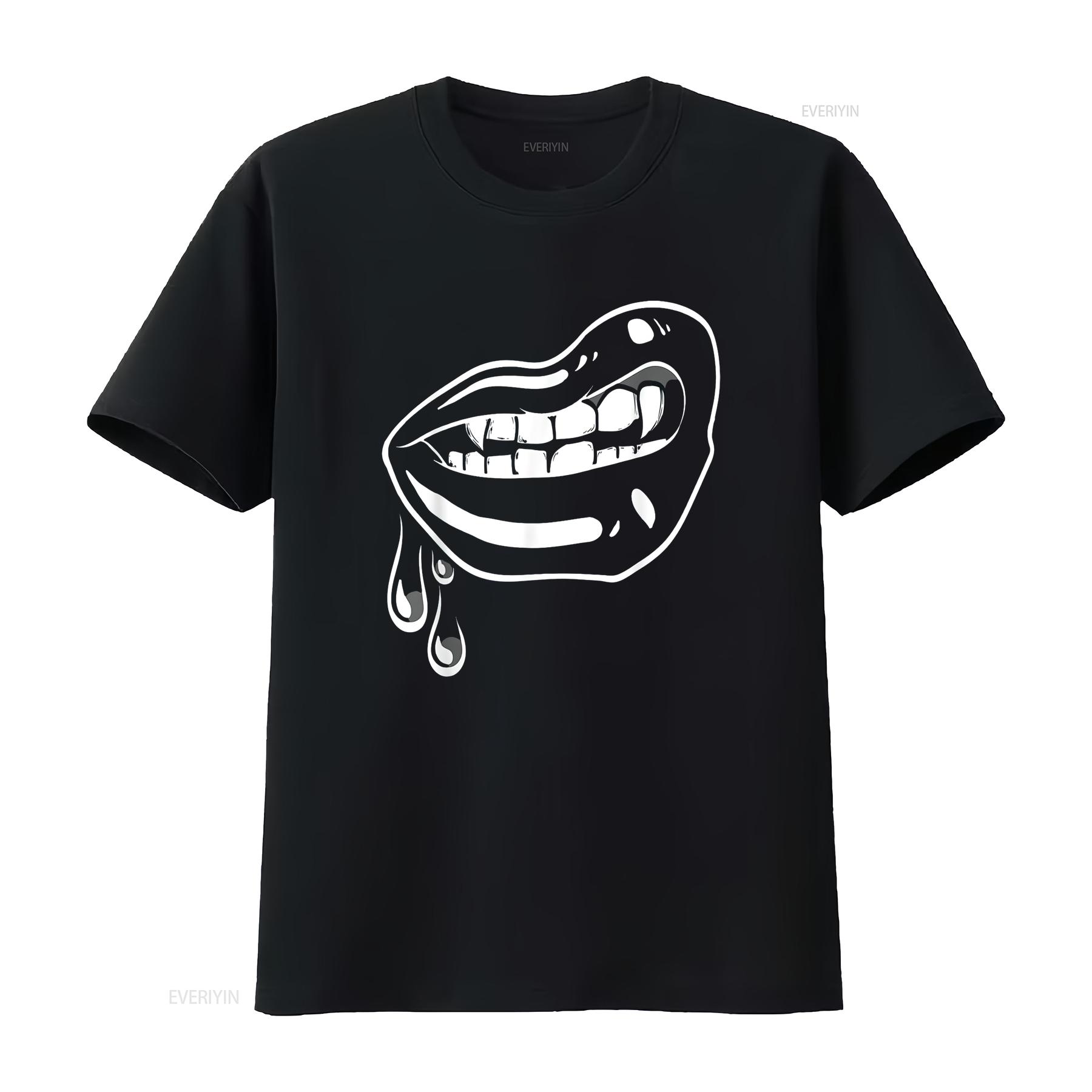 Womens Black Vampire Lips Goth Halloween T Shirt vintage Washed designer clothes Soft Stylish fashion Top For Everyday Wear 4XL
Womens Black Vampire Lips Goth Halloween T Shirt vintage Washed designer clothes Soft Stylish fashion Top For Everyday Wear 4XL
