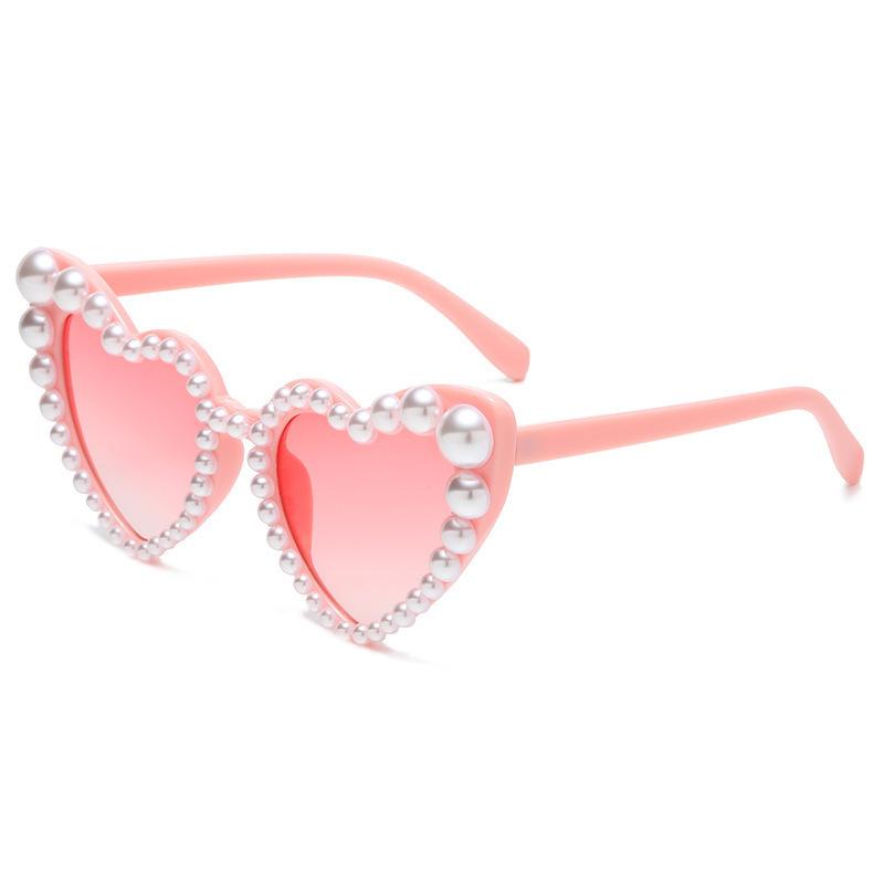 2026 Cute Heart Sunglasses Pearl Beaded Frame UV Blocking Trendy Eyewear For Women and Girls KJ211
2026 Cute Heart Sunglasses Pearl Beaded Frame UV Blocking Trendy Eyewear For Women and Girls KJ211