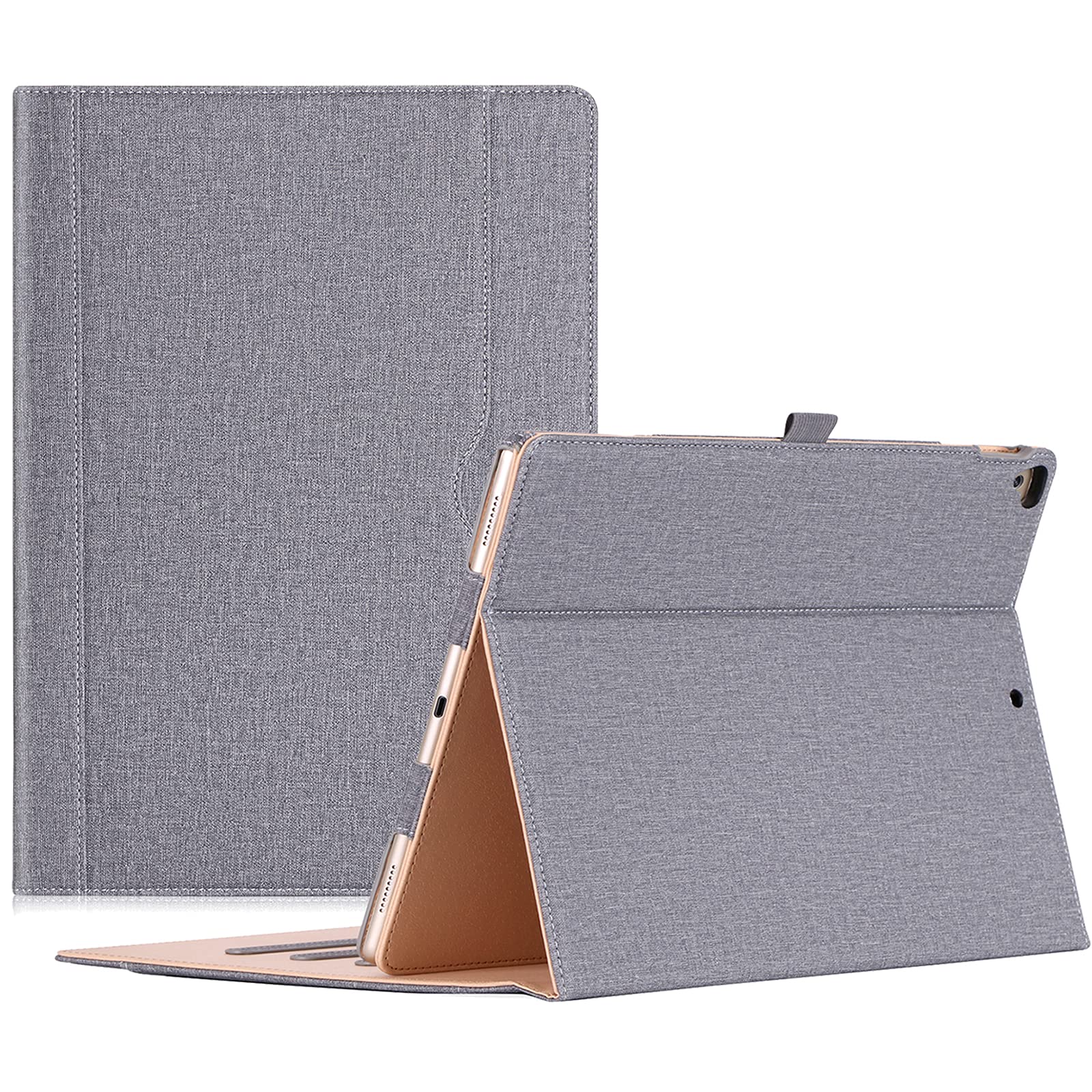 Чехол ProCase для iPad Pro из искусственной кожи с функцией подставки, винтажный дизайн с карманом для документов и карточек, подходит для модели iPad Pro 12,9 дюйма (2015/2017) (Серый)
Чехол ProCase для iPad Pro из искусственной кожи с функцией подставки, винтажный дизайн с карманом для документов и карточек, подходит для модели iPad Pro 12,9 дюйма (2015/2017) (Серый)