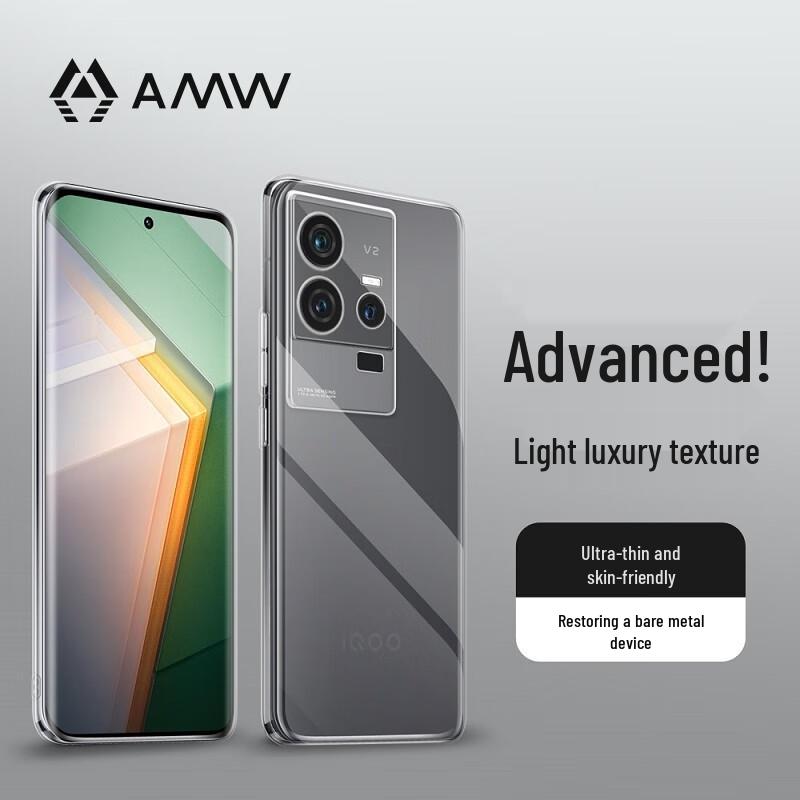 AMW Clear Ultra-Thin Anti-Drop Phone Case for Vivo iQOO 11/11S
AMW Clear Ultra-Thin Anti-Drop Phone Case for Vivo iQOO 11/11S