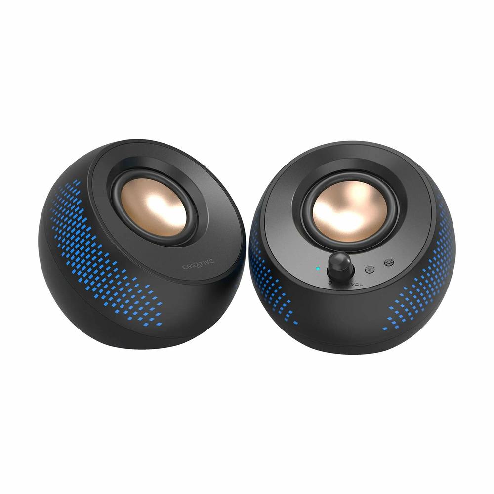 Creative Pebble X 2.0 RGB Desktop Speakers, 30W, BT 5.3
Creative Pebble X 2.0 RGB Desktop Speakers, 30W, BT 5.3