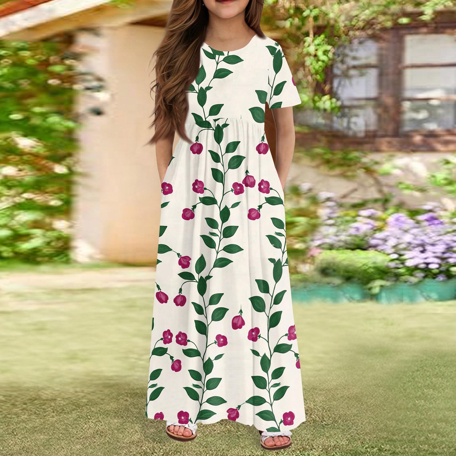 Длинное летнее платье для девочек - платье макси с короткими рукавами и карманами для детей 4-14 лет 160 зелёный
Длинное летнее платье для девочек - платье макси с короткими рукавами и карманами для детей 4-14 лет 160 зелёный