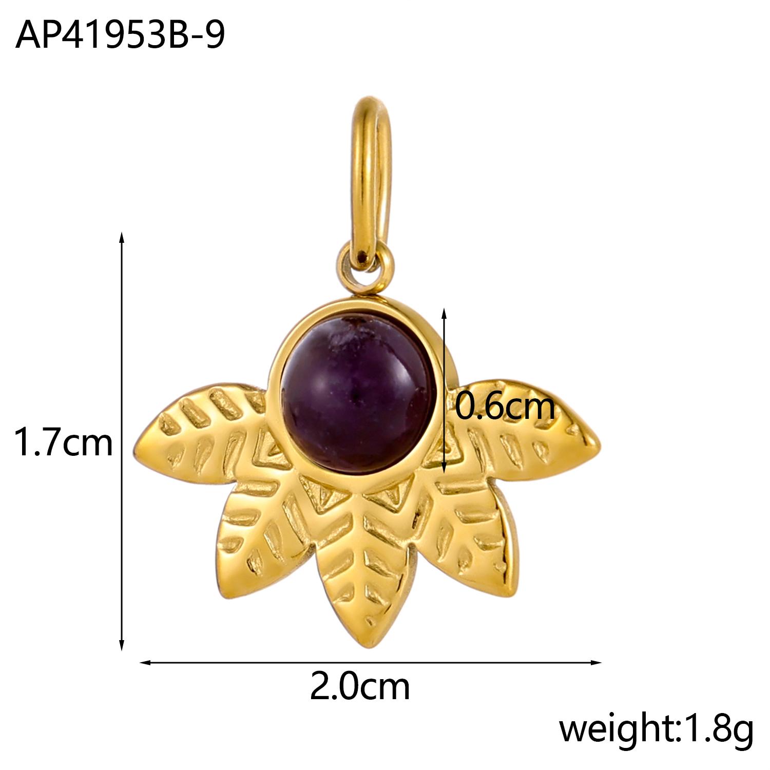 CARLIDANA Bohemian Leaf-shape Natural Stone Round Faceted Pendant Gold Color Stainless Steel Colorful Stone Charms DIY Jewelry
CARLIDANA Bohemian Leaf-shape Natural Stone Round Faceted Pendant Gold Color Stainless Steel Colorful Stone Charms DIY Jewelry