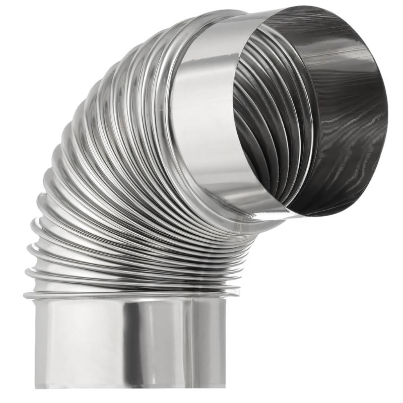 Efficient Metal Coated Steel 90 Degree Bend For Chimney Duct Exhaust System Indoor Outdoor Application S
Efficient Metal Coated Steel 90 Degree Bend For Chimney Duct Exhaust System Indoor Outdoor Application S