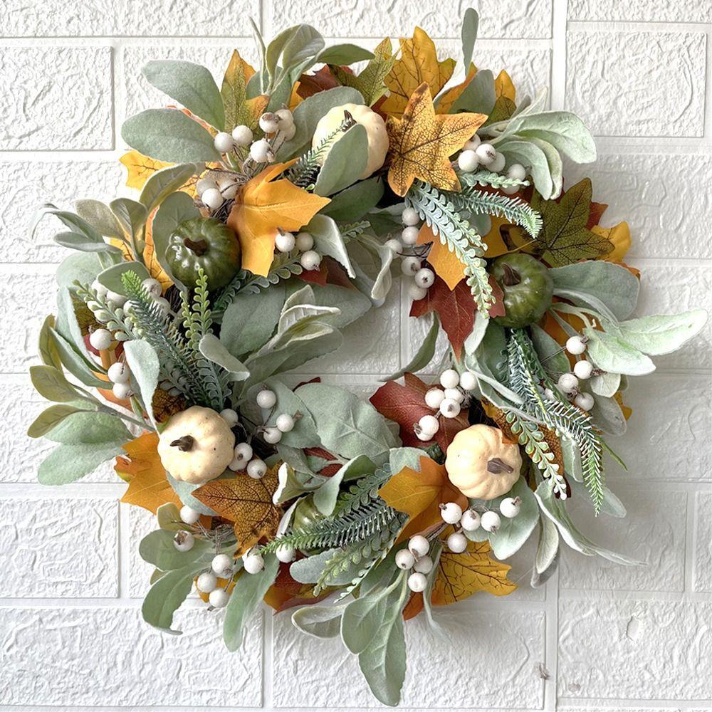 Props Autumn home decoration Autumn Wreath Pumpkin Garland Artificial Garland Simulated plant
Props Autumn home decoration Autumn Wreath Pumpkin Garland Artificial Garland Simulated plant