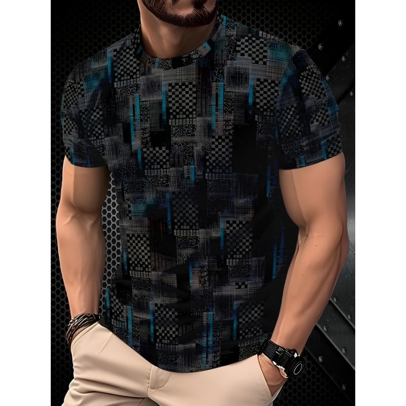 Men s retro geometric printed T-shirt - vibrant 3D design, breathable, perfect for casual or party wear S
Men s retro geometric printed T-shirt - vibrant 3D design, breathable, perfect for casual or party wear S