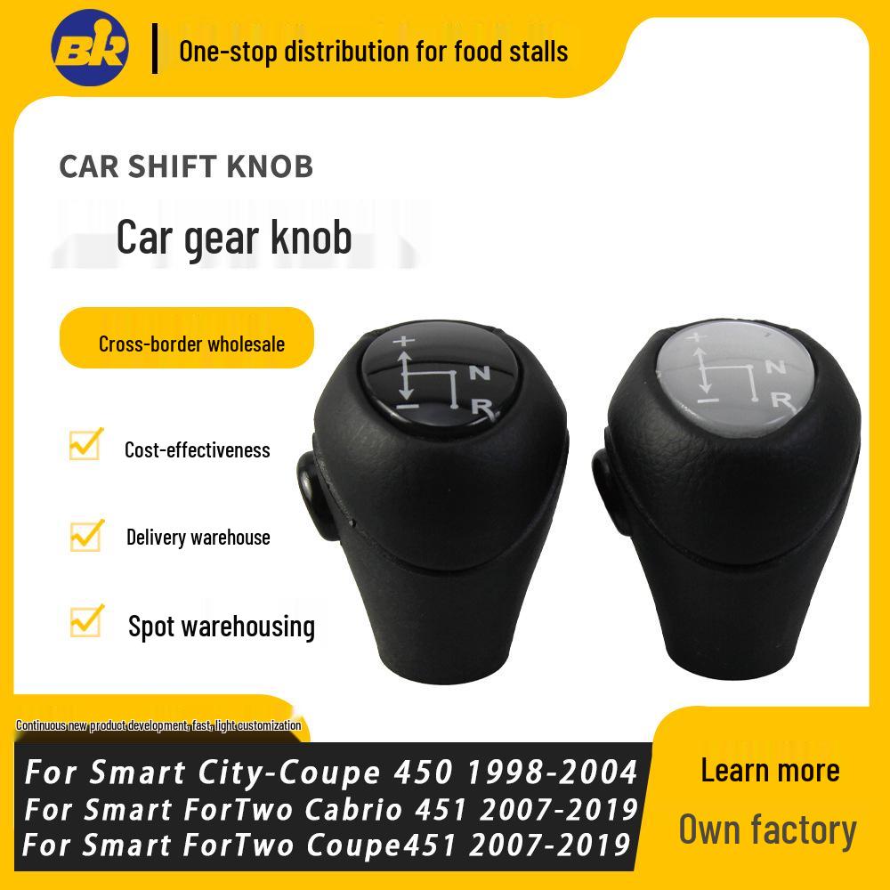 Compatible Gear Shift Knob for Mercedes-Benz Smart Automatic Transmission - Black/Silver Black with Black Cap
Compatible Gear Shift Knob for Mercedes-Benz Smart Automatic Transmission - Black/Silver Black with Black Cap
