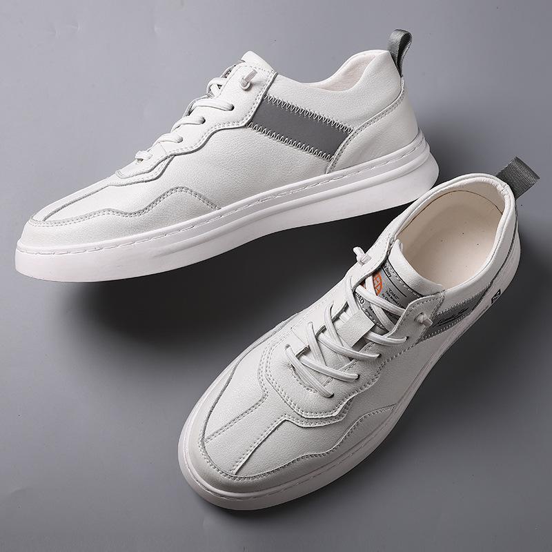 European station 2025 spring and autumn men s board shoes leather casual white shoes men s Korean version trendy shoes sports men s shoes 38
European station 2025 spring and autumn men s board shoes leather casual white shoes men s Korean version trendy shoes sports men s shoes 38