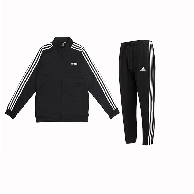 Adidas Side Stripe Stand Collar Windbreaker Logo Jacket Tapered Pants Casual Sports Set Men sets Black DQ3070+-DZ8488 M
Adidas Side Stripe Stand Collar Windbreaker Logo Jacket Tapered Pants Casual Sports Set Men sets Black DQ3070+-DZ8488 M