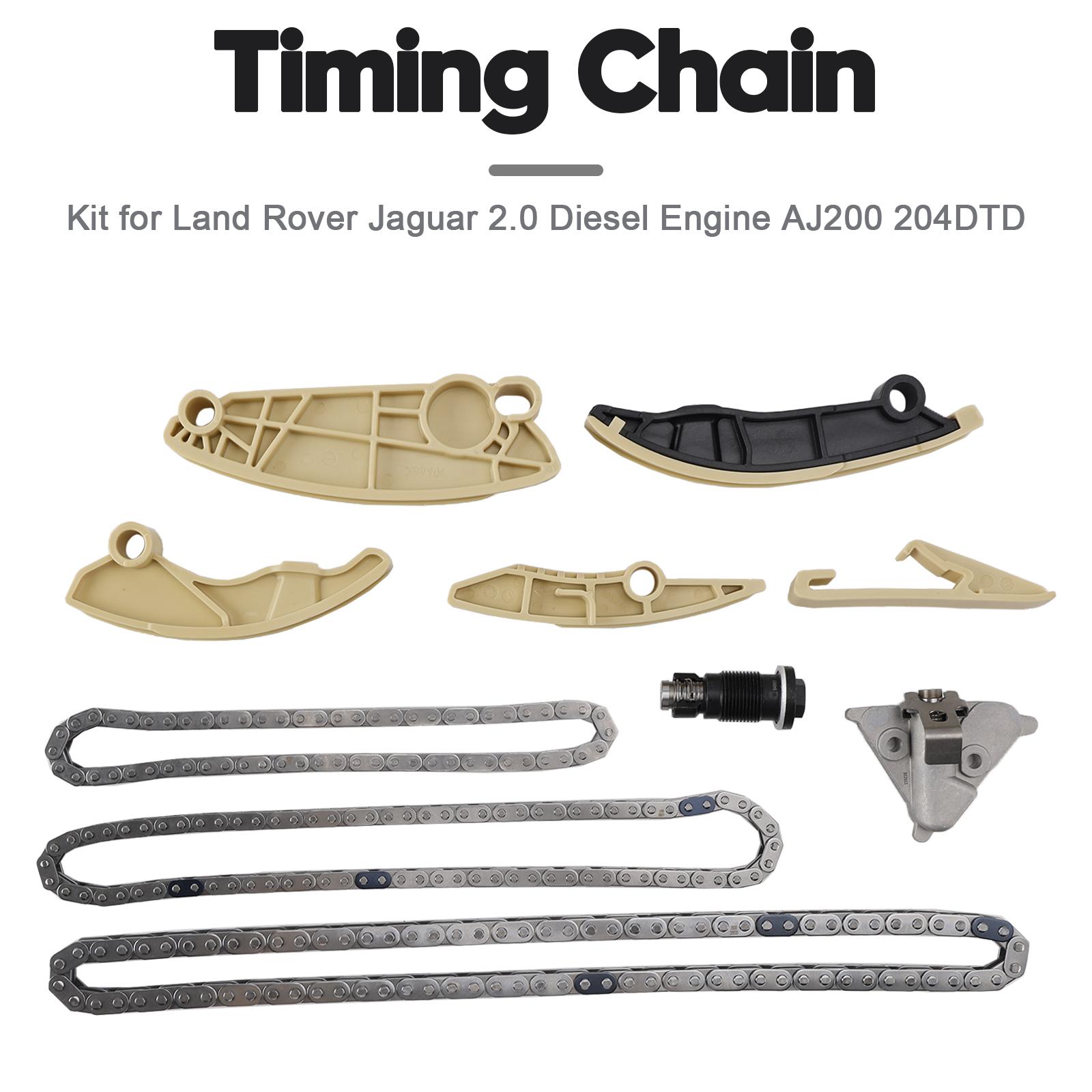 Timing Chain Kit for Land Rover Jaguar 2.0 Diesel Engine AJ200 204DTD 204DTA
Timing Chain Kit for Land Rover Jaguar 2.0 Diesel Engine AJ200 204DTD 204DTA