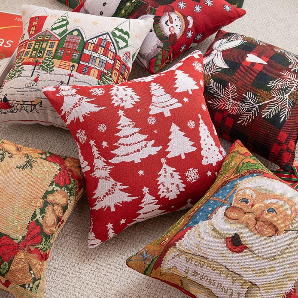INS Style Throw Pillowcover Snowman Cushion Cover Classical Christmas Pillowcase Sofa/Bed Style 5
INS Style Throw Pillowcover Snowman Cushion Cover Classical Christmas Pillowcase Sofa/Bed Style 5