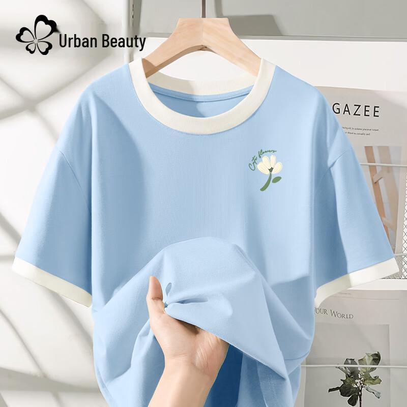 Women s Pure Cotton Casual Color-Block T-Shirt S
Women s Pure Cotton Casual Color-Block T-Shirt S
