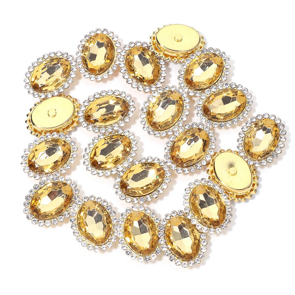 20pcs Oval Shape Sunflower Sew On Rhinestones Metal Gold Claw Base Acrylic Rhinestones Beads DIY Garment Decoration Accessories светло-коричневого
20pcs Oval Shape Sunflower Sew On Rhinestones Metal Gold Claw Base Acrylic Rhinestones Beads DIY Garment Decoration Accessories светло-коричневого
