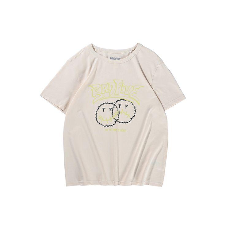 Li Ning Badfive Smiley Print Sports Casual Celebrity Neck Short Sleeve T Shirt Men Tops Off-White AHSR464-1 L
Li Ning Badfive Smiley Print Sports Casual Celebrity Neck Short Sleeve T Shirt Men Tops Off-White AHSR464-1 L