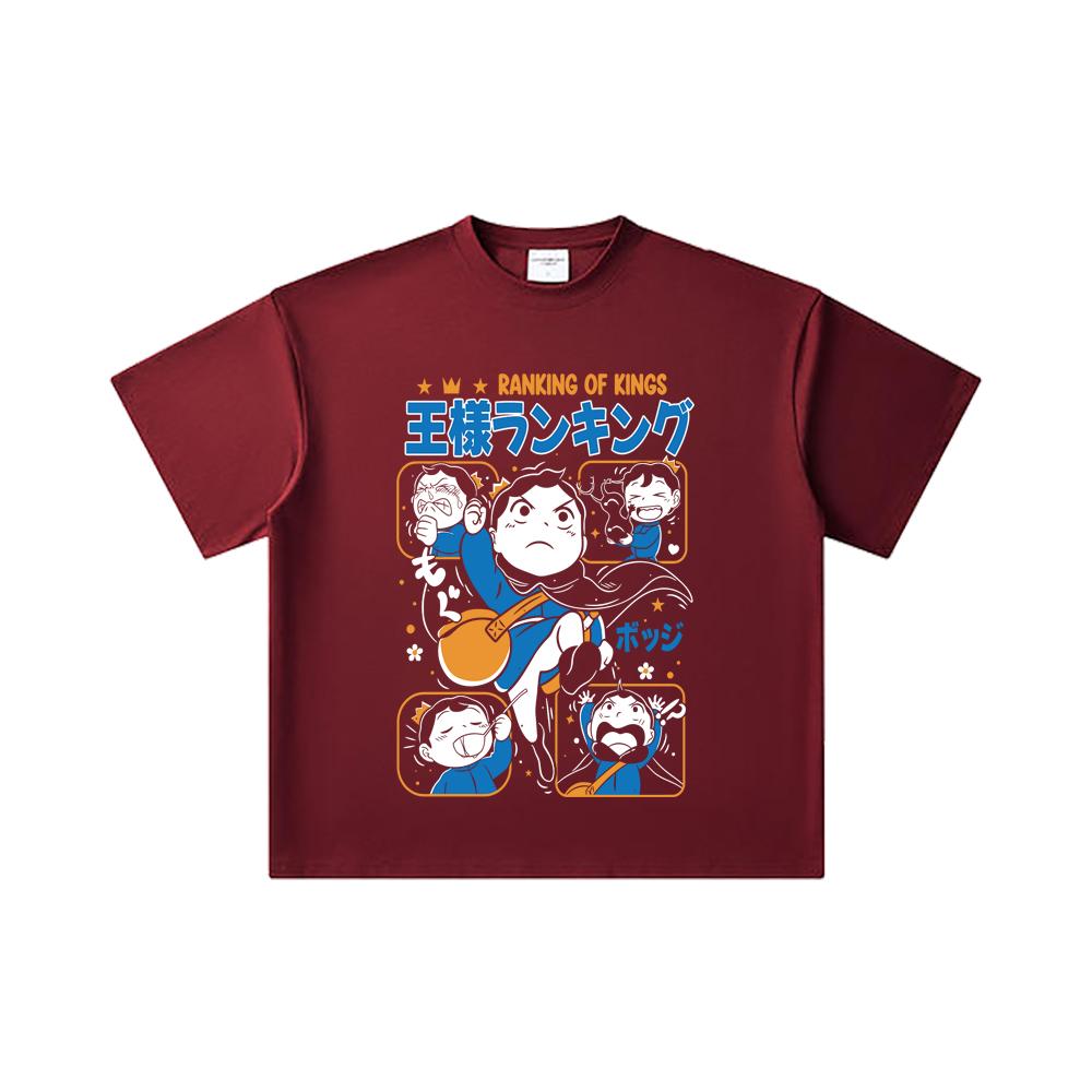 260 GSM Double Yarn 32 Count 100% Cotton Ousama Ranking V1 Print Unisex Heavy Cotton T Shirt 2XL вина червоного кольору
260 GSM Double Yarn 32 Count 100% Cotton Ousama Ranking V1 Print Unisex Heavy Cotton T Shirt 2XL вина червоного кольору