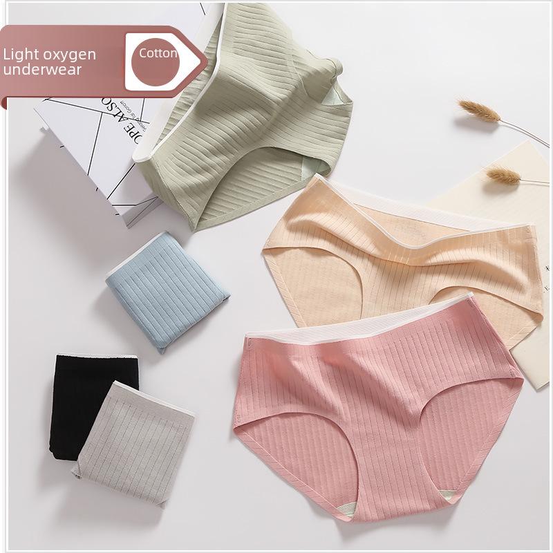 Women s Pure Cotton Mid-Waist Antibacterial Triangle Panties - Seamless Mugwort Underwear Large
Women s Pure Cotton Mid-Waist Antibacterial Triangle Panties - Seamless Mugwort Underwear Large