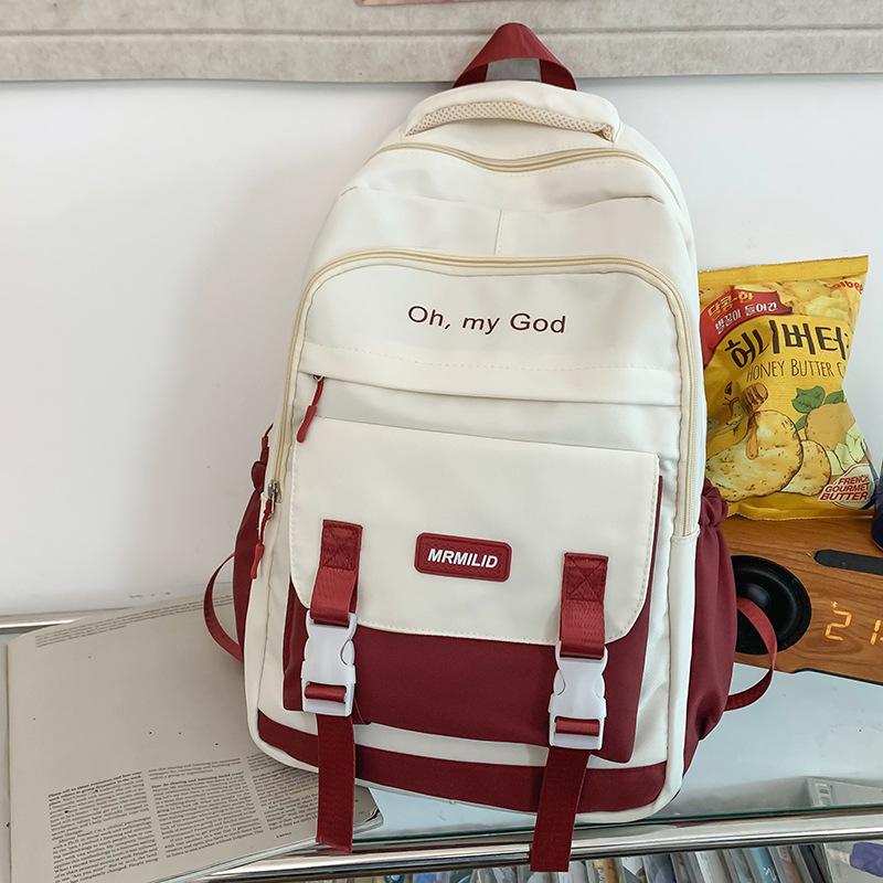 Primary School Girls College Students Junior High School Students High School Students Boys Backpack Contrast Color Backpack
Primary School Girls College Students Junior High School Students High School Students Boys Backpack Contrast Color Backpack